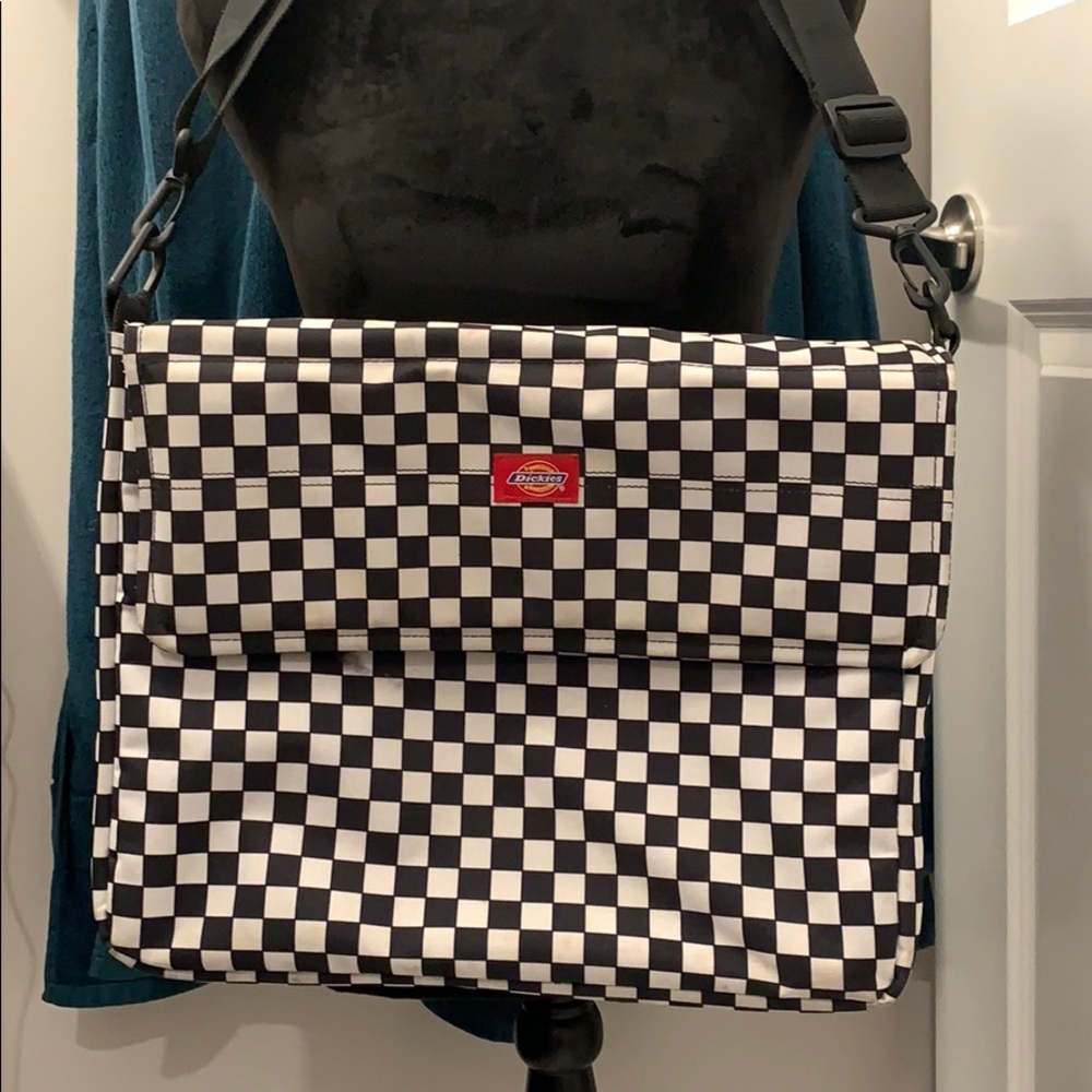 Dickies Checkered Messenger/Laptop Bag